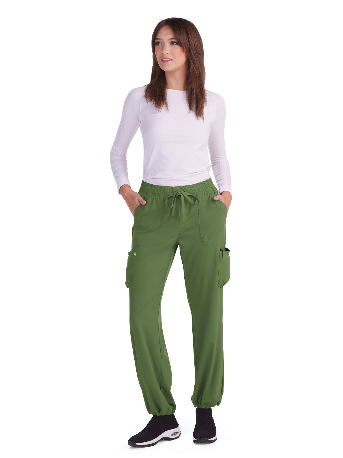 Women's Drawstring Elastic Adjustable Cinch Dunia Scrub Pant