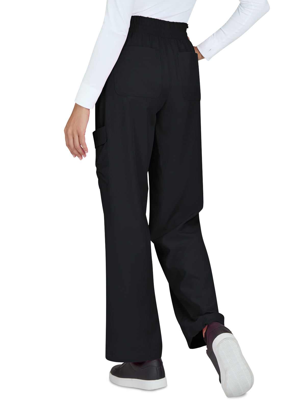 Women's 6-Pocket Eco-Friendly Hidden Drawcord Ayla Scrub Pant