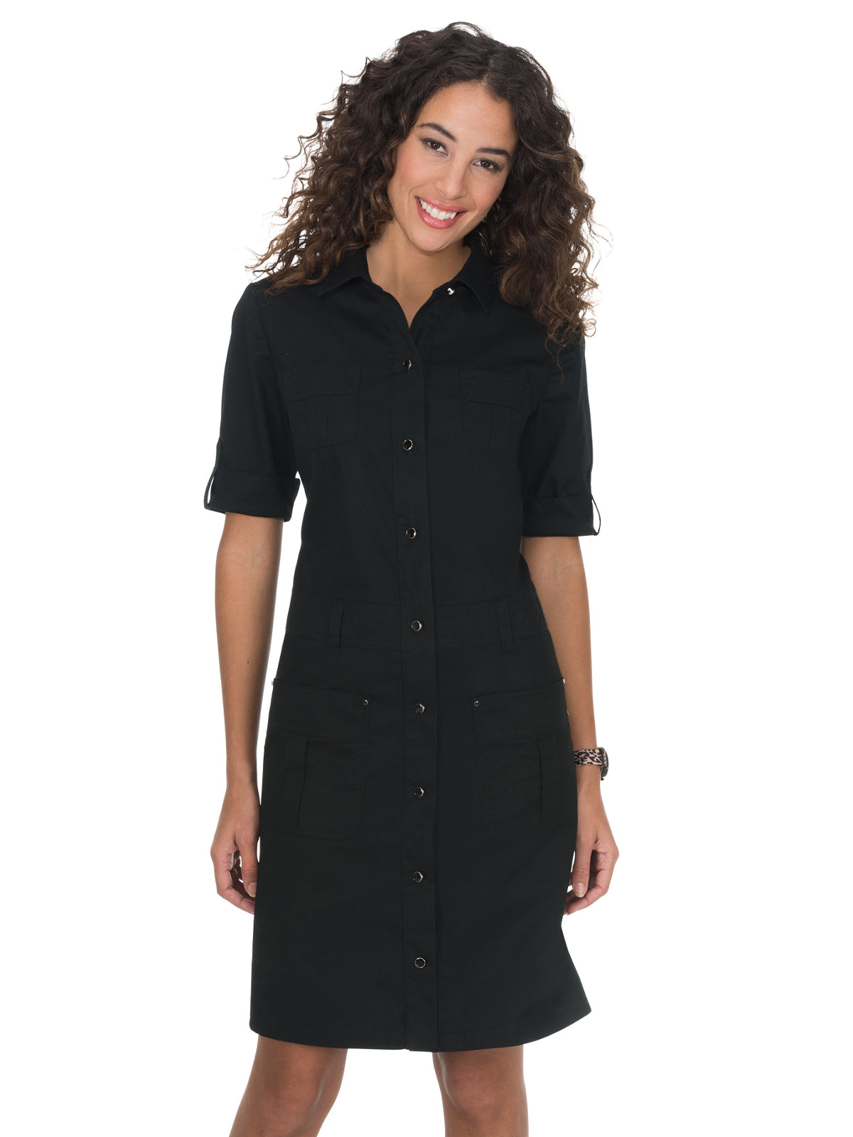 Women's 4-Pocket Button-Front Alexandra Dress