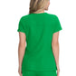 Women's 3-Pocket Snap-Button Placket V-Neck Freesia Scrub Top