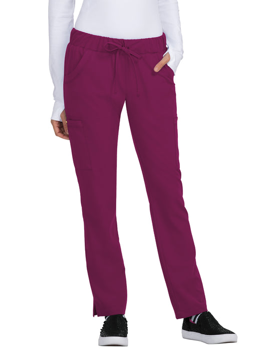 Women's 6-Pocket Slim Fit Buttercup Scrub Pants