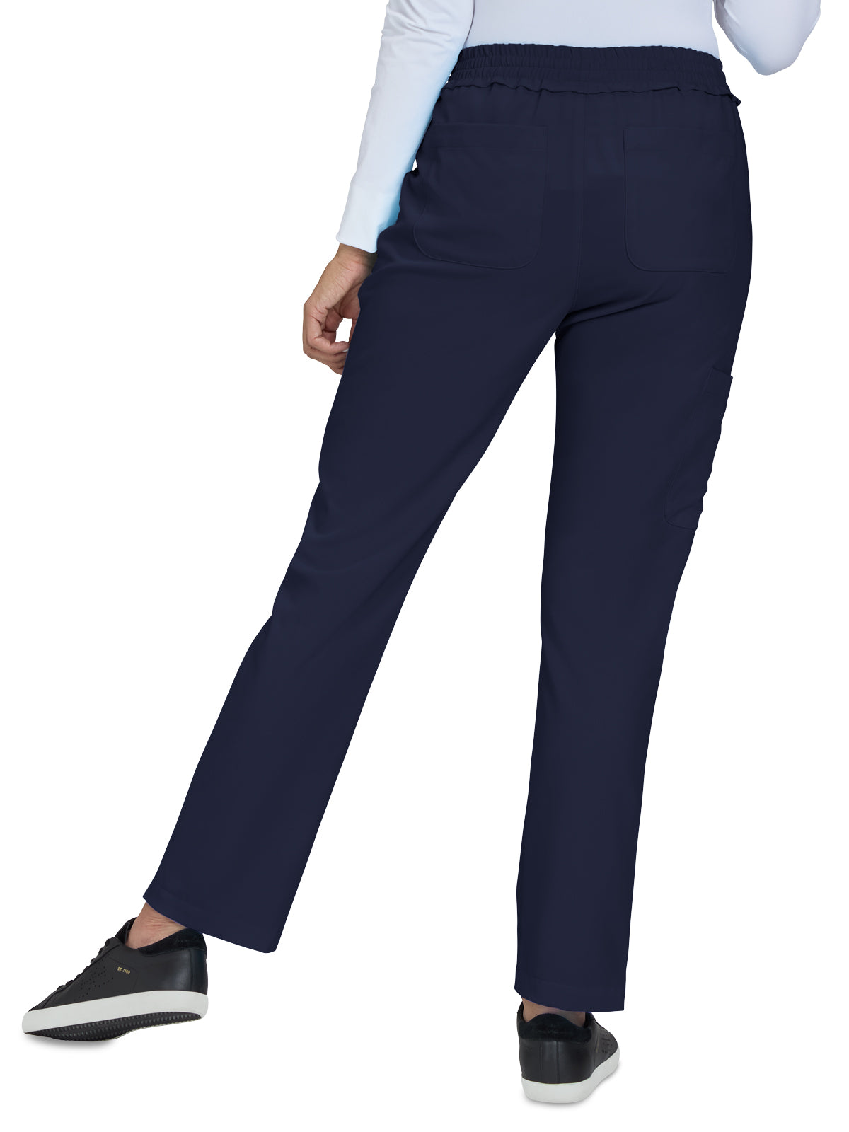 Women's 6-Pocket Ruffle Waist Bergamot Scrub Pant