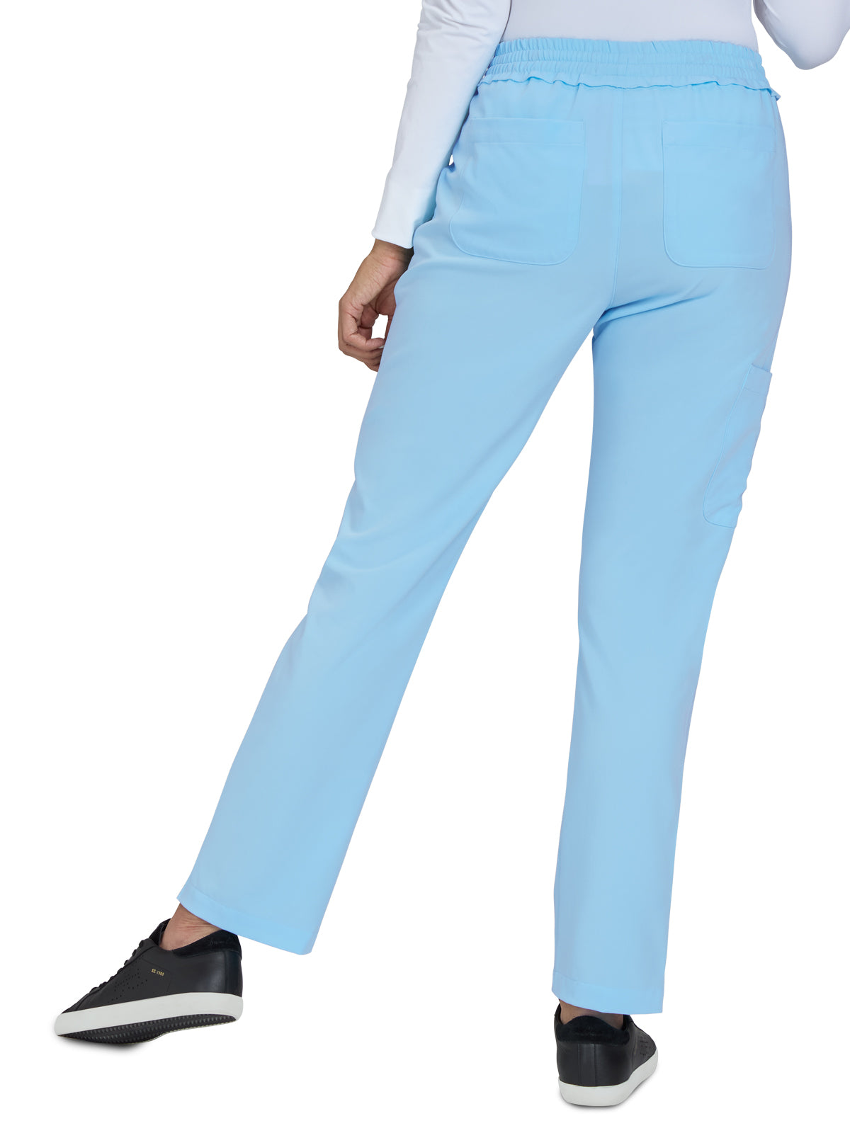 Women's 6-Pocket Ruffle Waist Bergamot Scrub Pant