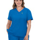 Women's 2-Pocket V-Neck Tuck-In Aura Scrub Top