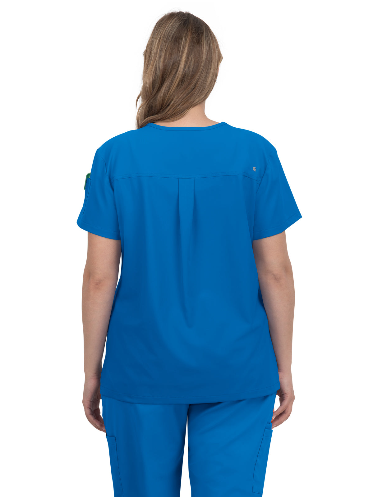 Women's 2-Pocket V-Neck Tuck-In Aura Scrub Top