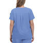 Women's 2-Pocket V-Neck Tuck-In Aura Scrub Top