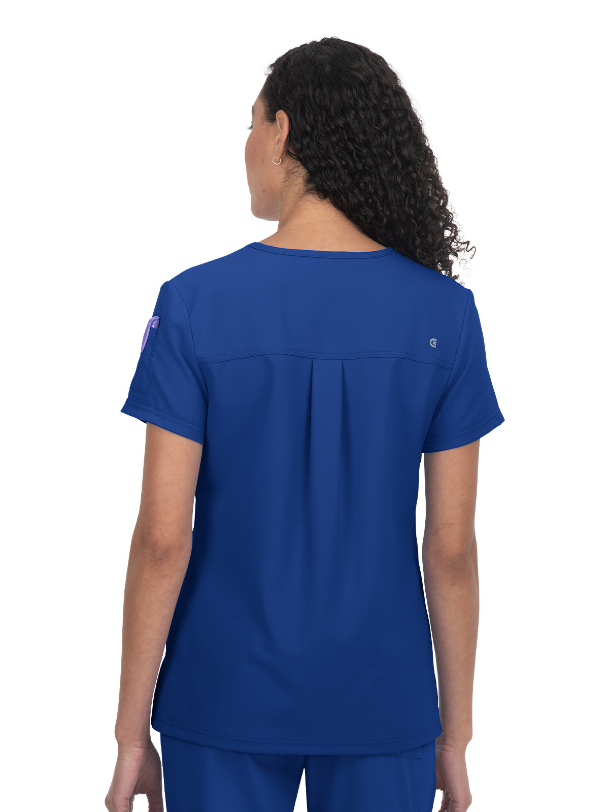 Women's 3-Pocket V-Neck Cardi Scrub Top