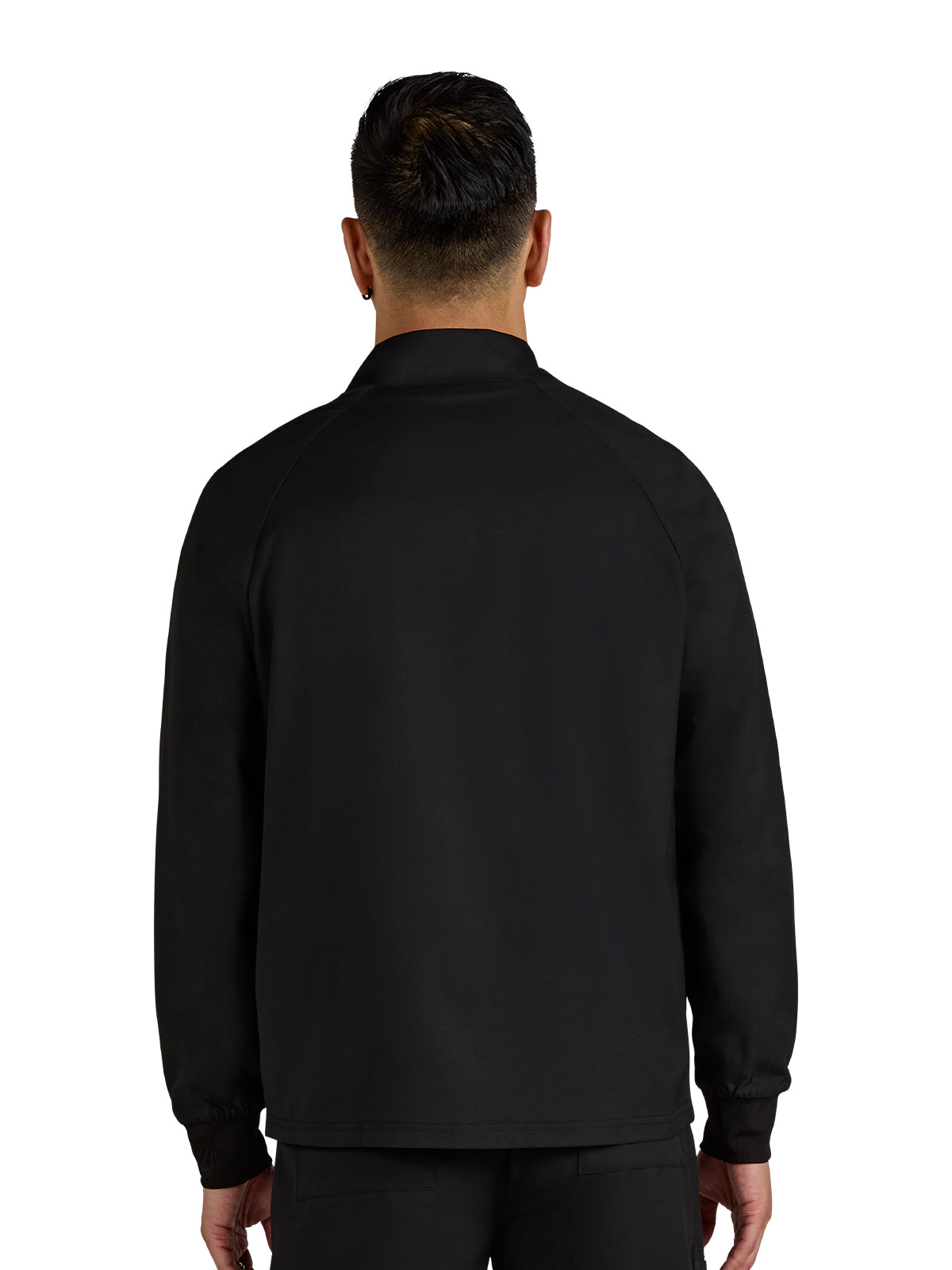 Men's 3-Pocket Zipper-Front Alpha Scrub Jacket