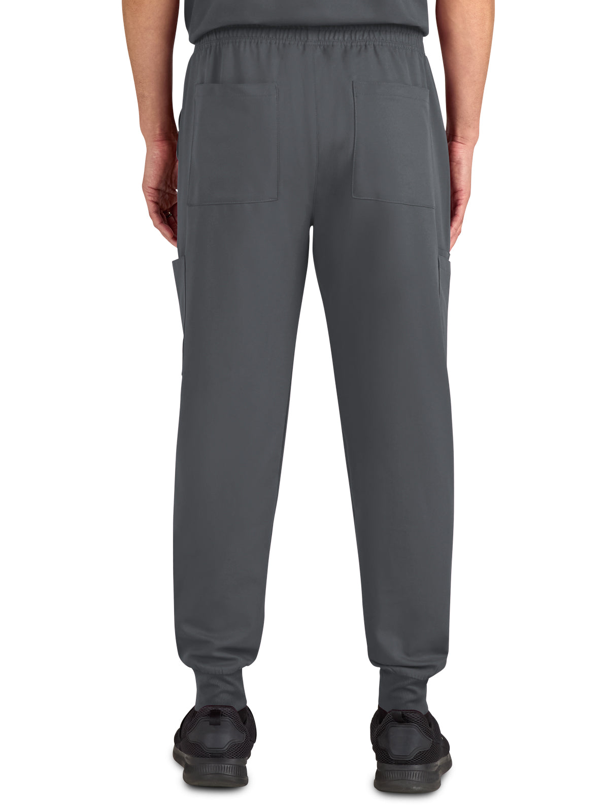 Men's Drawstring Elastic Waist Connective Jogger Scrub Pant