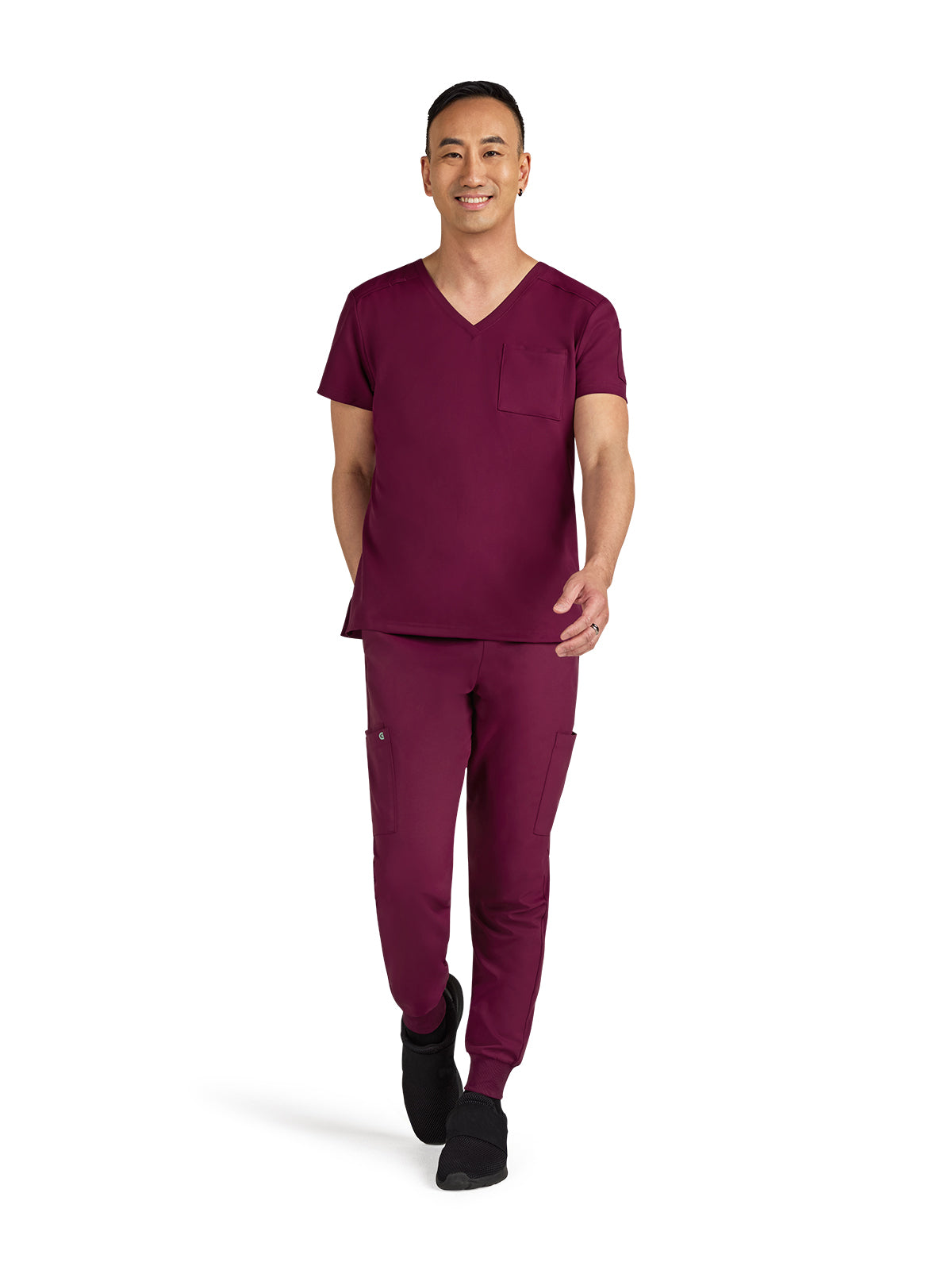 Men's Chest Pocket V-Neck Arthro Scrub Top