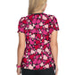 Women's 2-Pocket Tailored Body Print Lulu Scrub Top