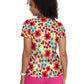 Women's 2-Pocket Tailored Body Print Lulu Scrub Top