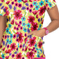 Women's 2-Pocket Tailored Body Print Lulu Scrub Top