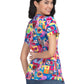 Women's 2-Pocket Tailored Body Print Lulu Scrub Top