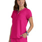 Women's Zipper Neck Ecstatic Scrub Top