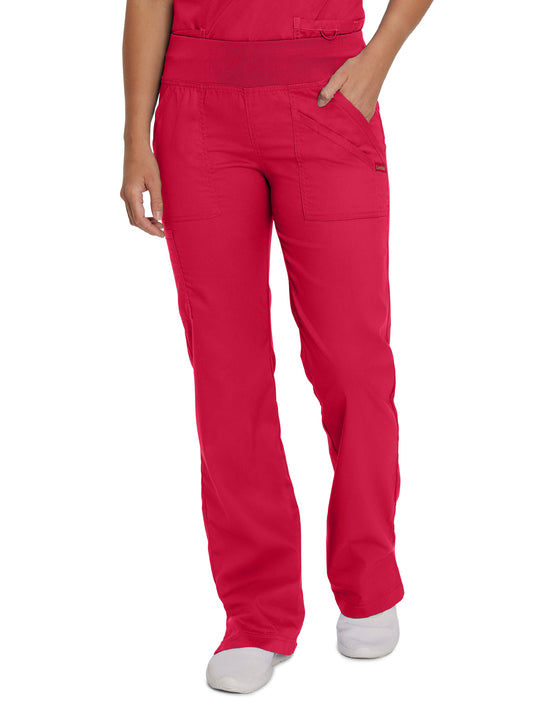 Women's 4-Pocket Straight Leg Yoga Scrub Pant