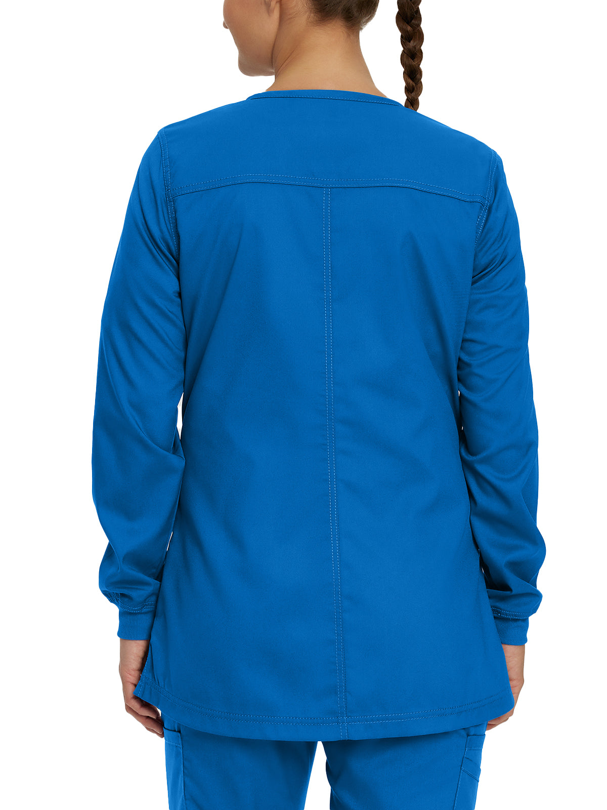 Women's Snap Front Scrub Jacket