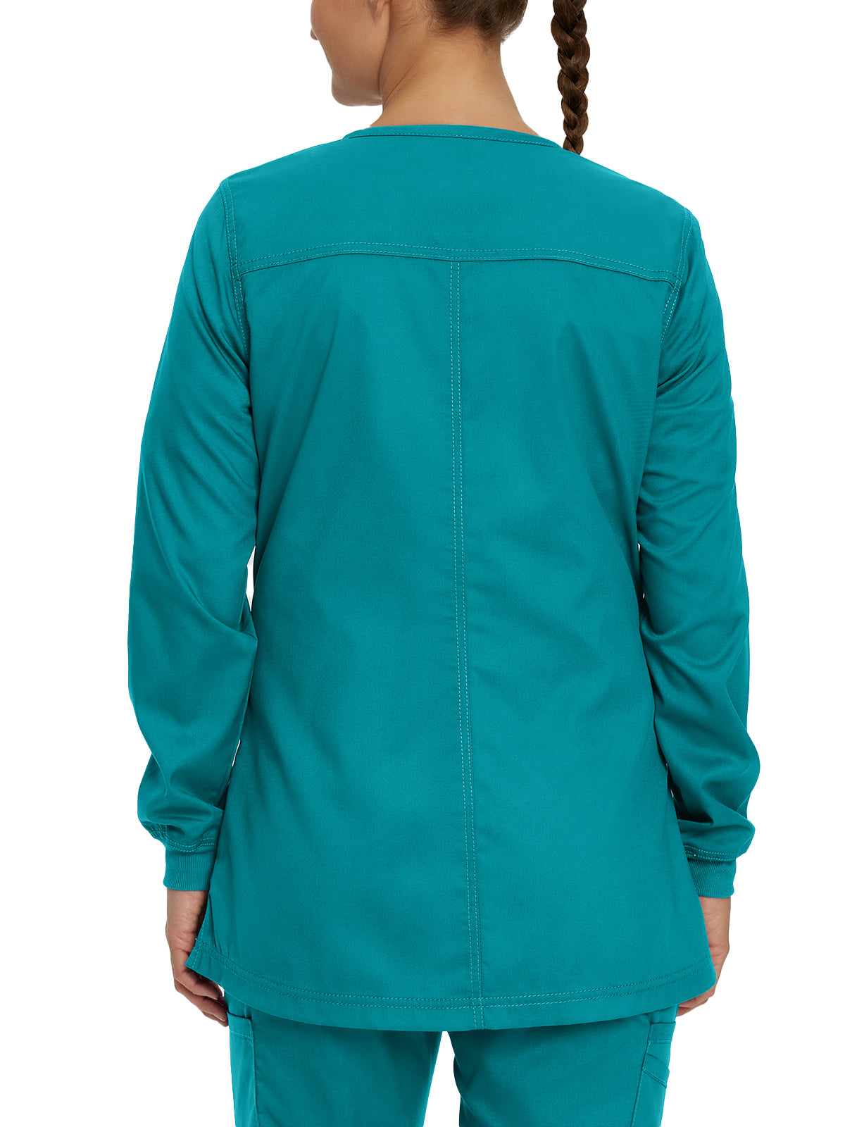 Women's Snap Front Scrub Jacket