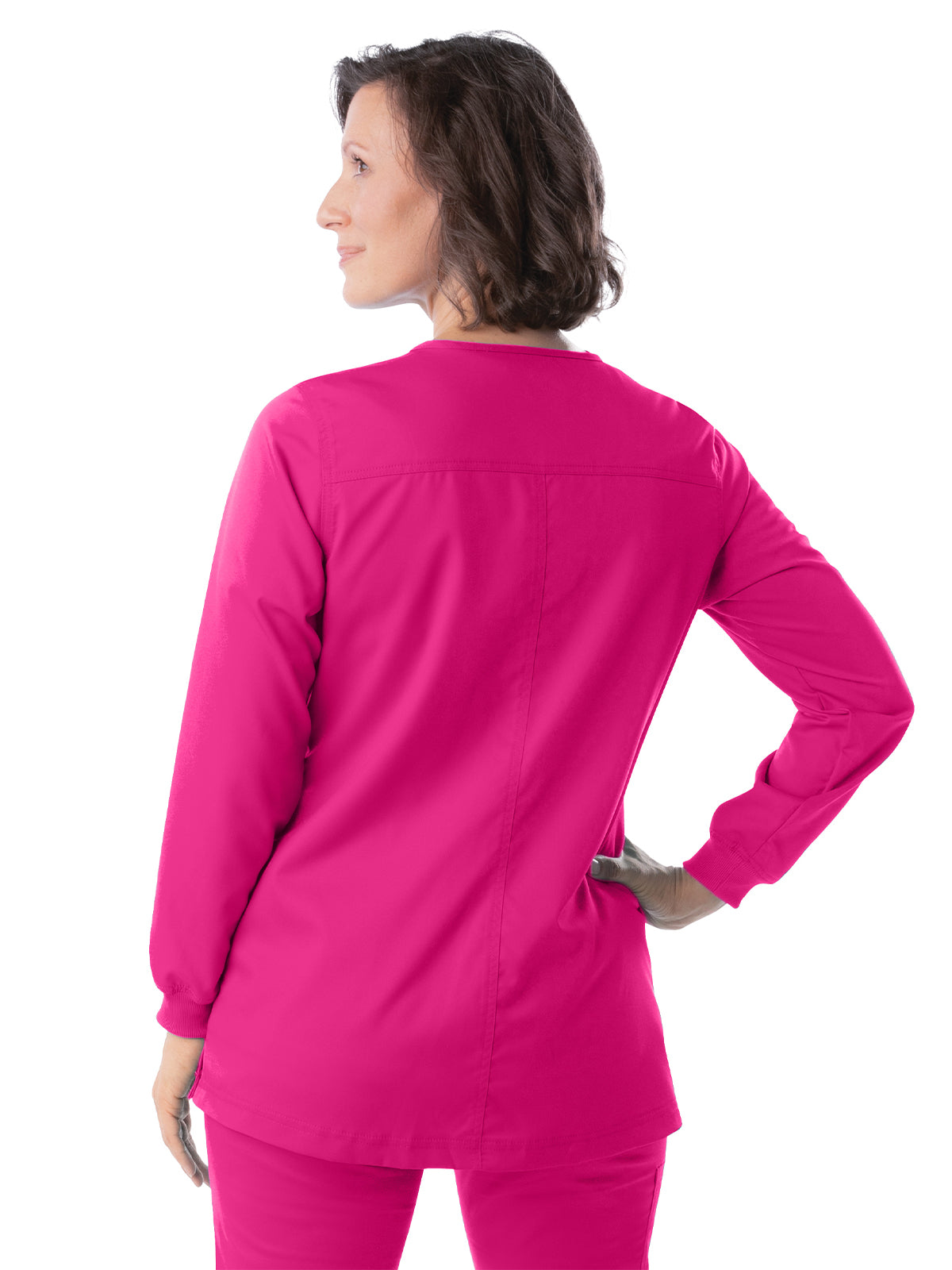 Women's Snap Front Scrub Jacket