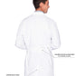 Men's Five-Pocket 100% Cotton 37" Full-Length Lab Coat