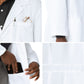 Men's Five-Pocket 37" Mid-Length Tablet Lab Coat