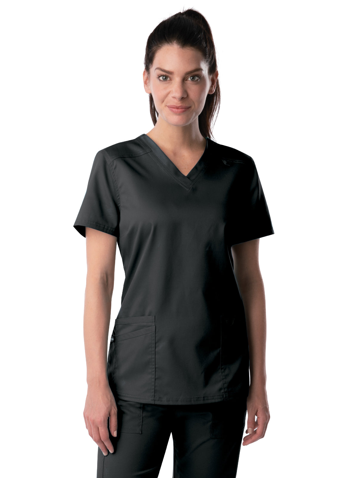 Women's 3-Pocket Fade Resistant V-Neck Scrub Top