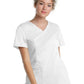 Women's 3-Pocket Mock Wrap Neck Scrub Top