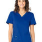 Women's 2-Pocket High-Low Hem V-Neck Scrub Top