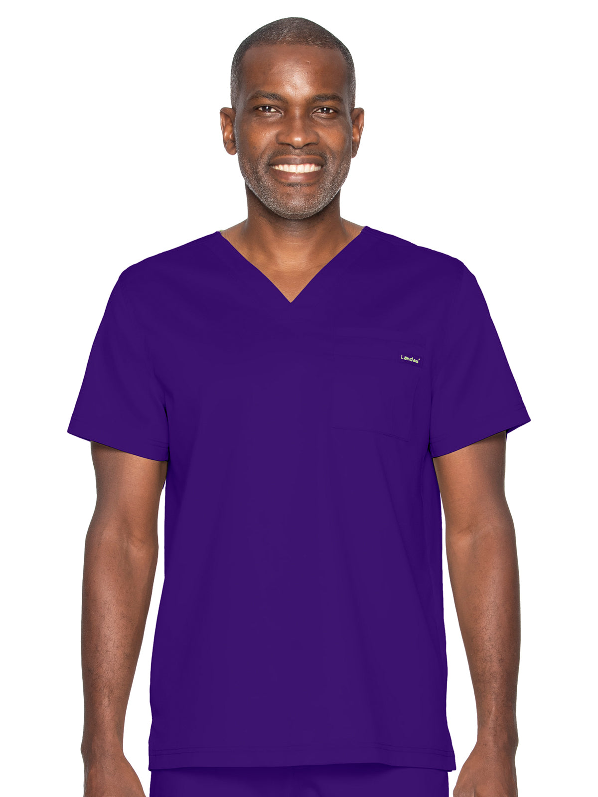 Unisex 2-Pocket Tuckable V-Neck Scrub Top