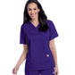 Women's 3-Pocket Clean Back V-Neck Scrub Top