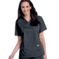 Women's 3-Pocket Clean Back V-Neck Scrub Top