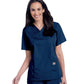 Women's 3-Pocket Clean Back V-Neck Scrub Top