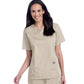 Women's 3-Pocket Clean Back V-Neck Scrub Top