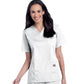 Women's 3-Pocket Clean Back V-Neck Scrub Top