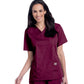 Women's 3-Pocket Clean Back V-Neck Scrub Top