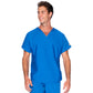 Unisex 1-Pocket Dolman Sleeve Tuckable V-Neck Scrub Top