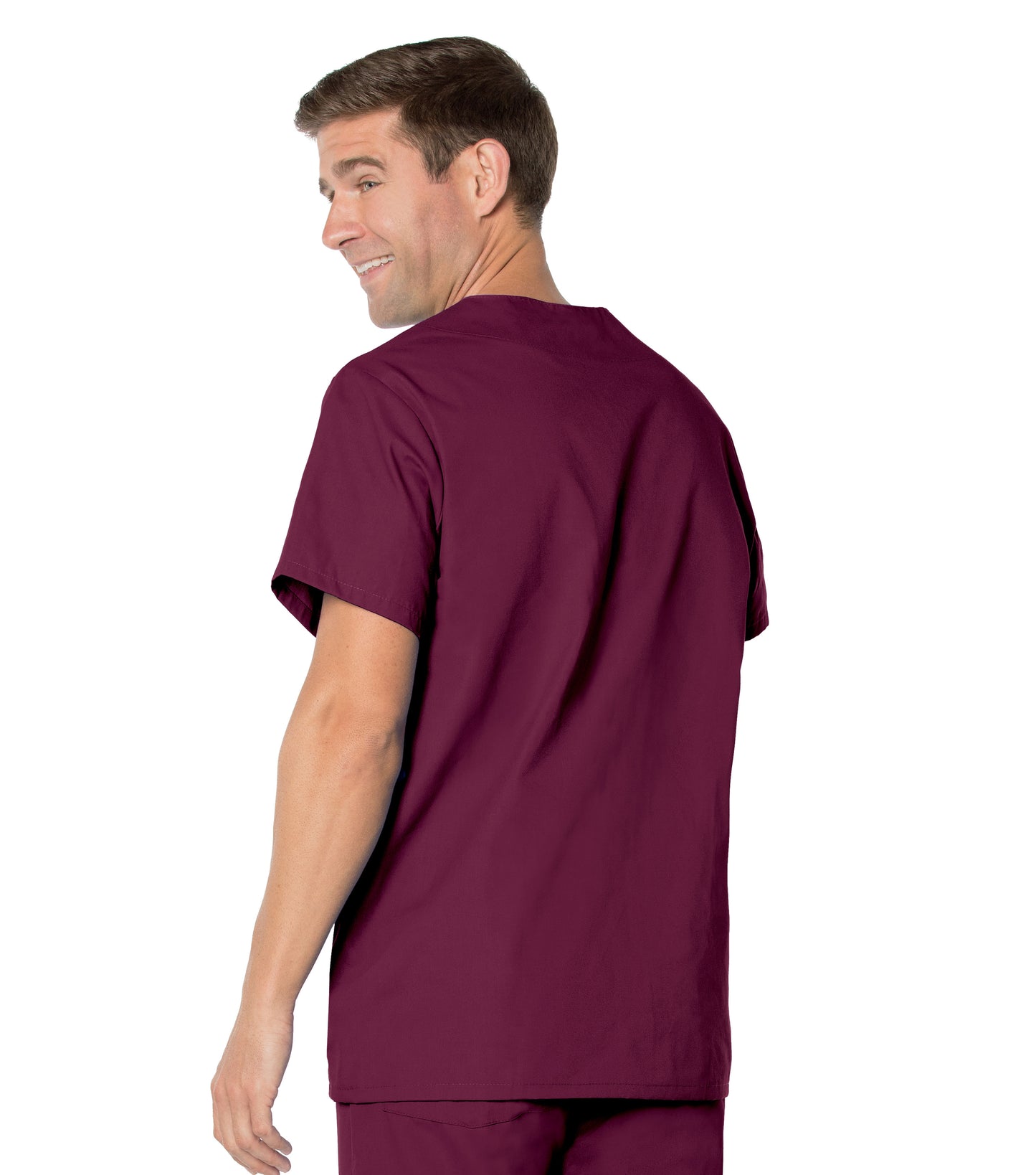 Men's 5-Pocket V-Neck Scrub Top