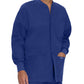 Men's 5-Pocket Crew Neck Warm-Up Scrub Jacket