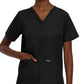 Women's 4-Pocket Durable V-Neck Scrub Top