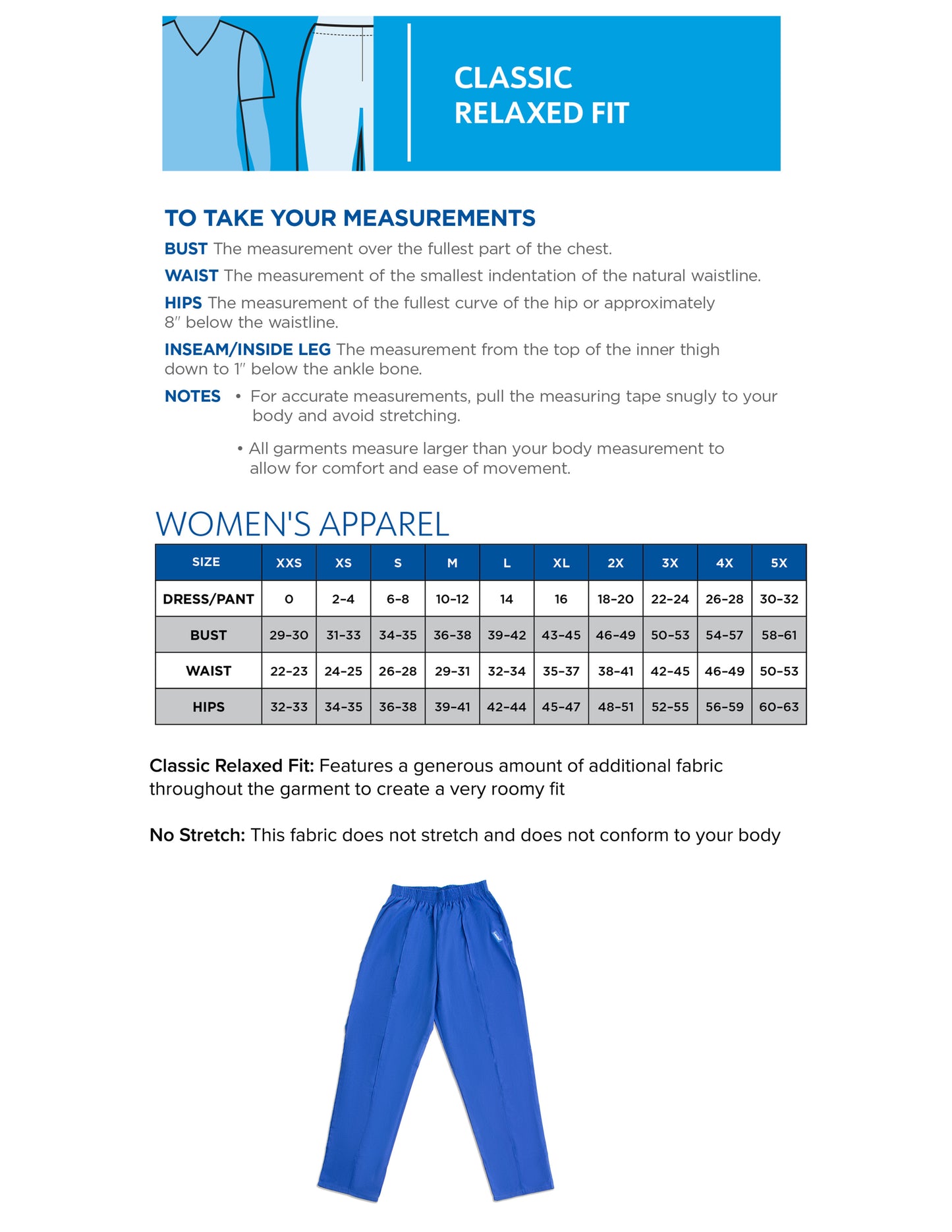 Women's 2-Pocket Tapered-Leg Scrub Pant