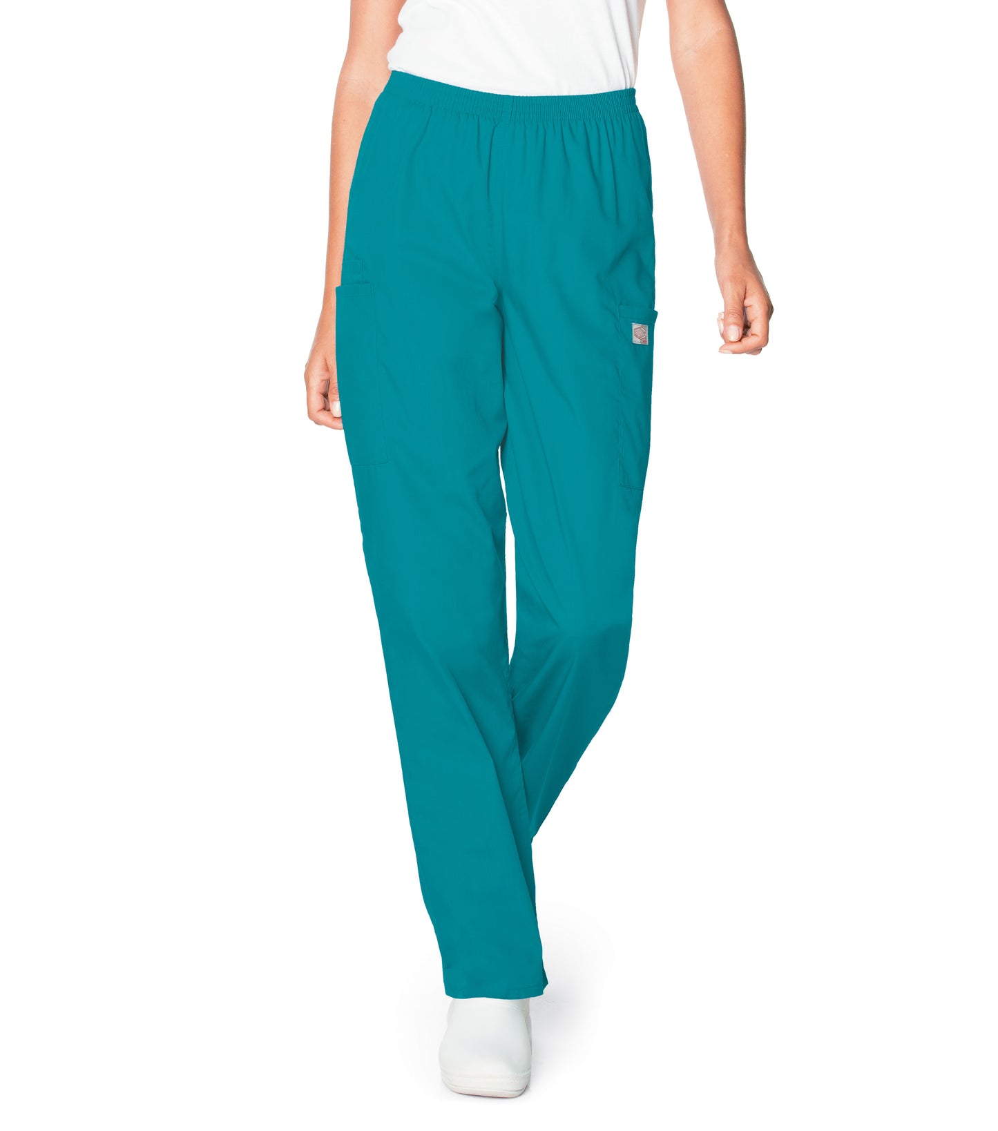 Women's 3-Pocket High-Rise Triple-Elastic Waist Scrub Pant