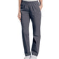 Women's 2-Pocket High-Rise Elastic Waist Straight Leg Scrub Pant