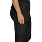 Women's 7-Pocket Mid-Rise Rib-Knit Elastic Waist Cargo Scrub Pant