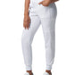 Women's 7-Pocket Mid-Rise Rib-Knit Elastic Waist Cargo Scrub Pant