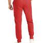 Men's 7-Pocket Mid-Rise Rib-Knit Elastic Waist Jogger Scrub Pant