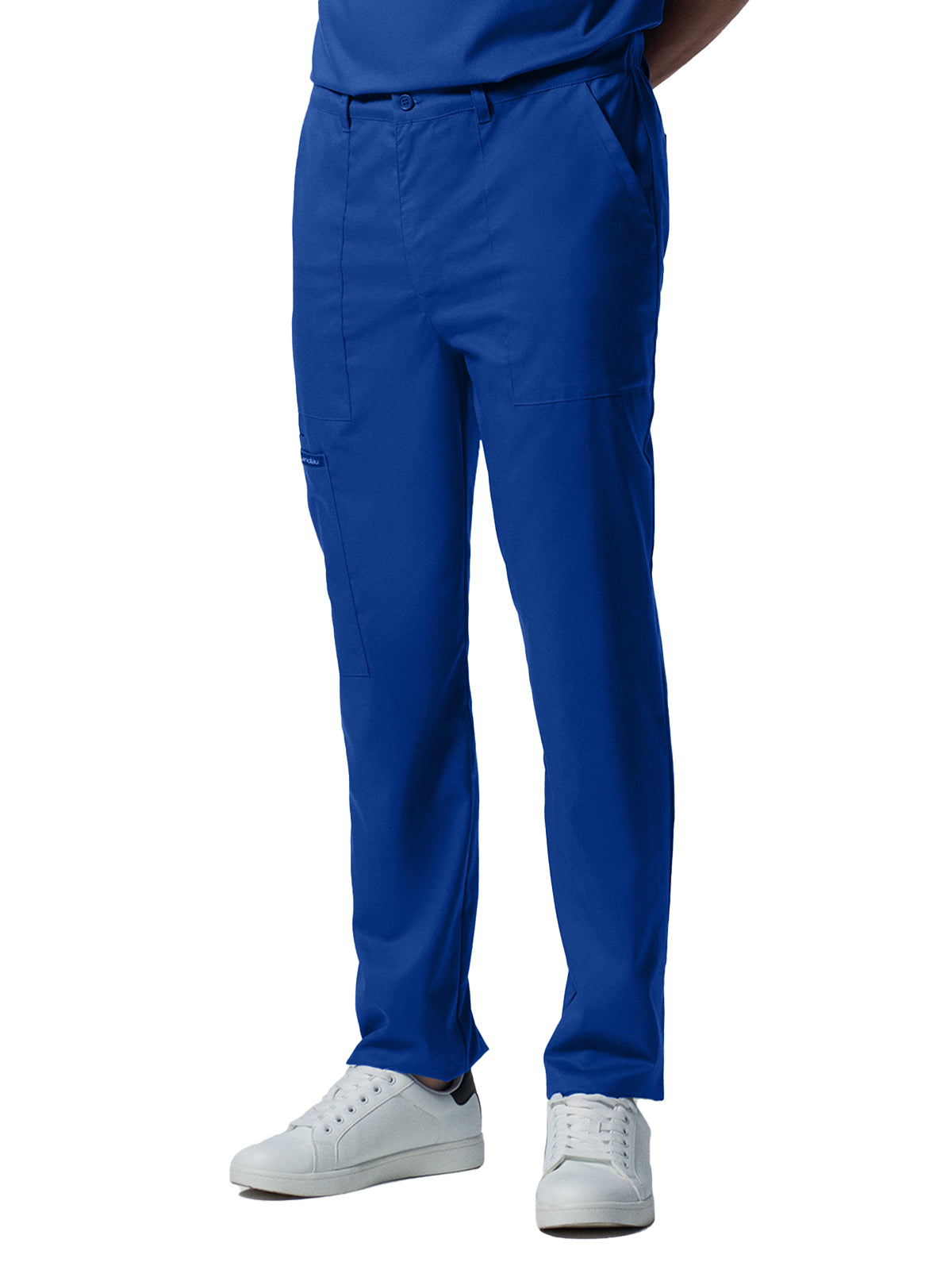 Men's 6-Pocket Zipper Fly Straight Leg Scrub Pant