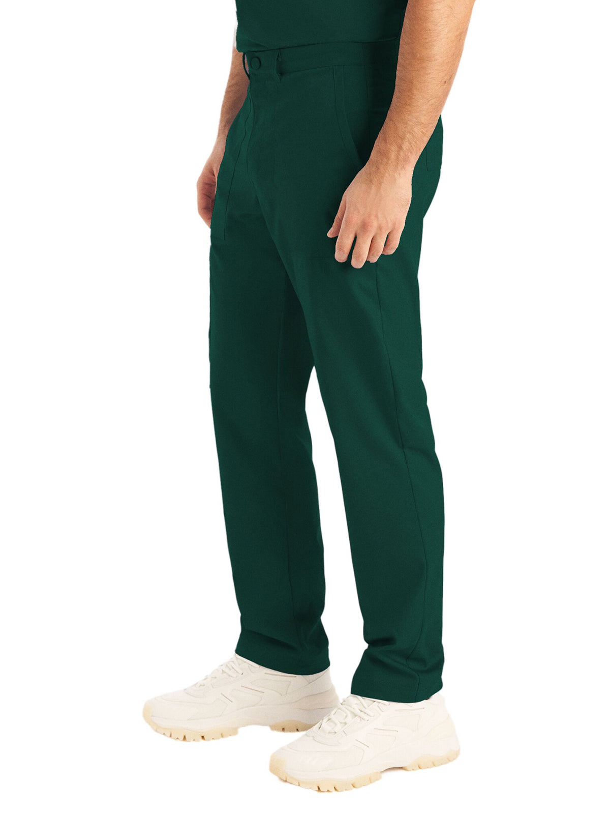 Men's 6-Pocket Zipper Fly Straight Leg Scrub Pant