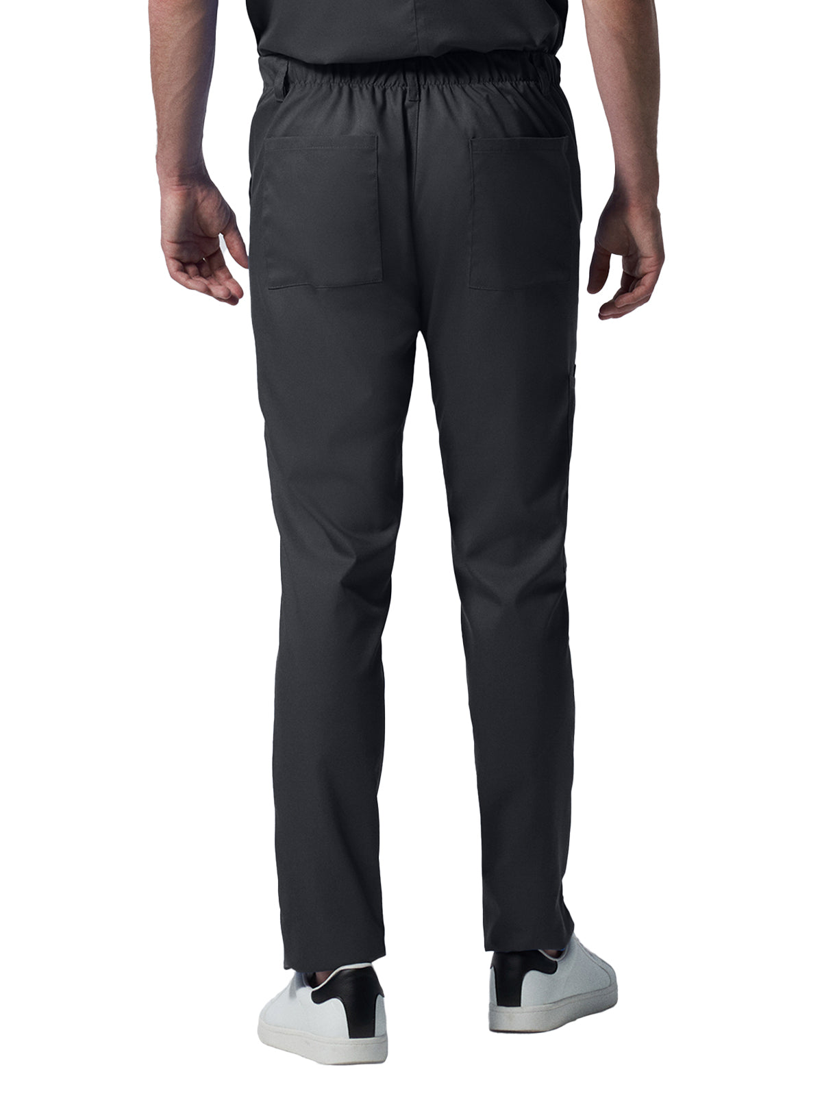 Men's 6-Pocket Zipper Fly Straight Leg Scrub Pant