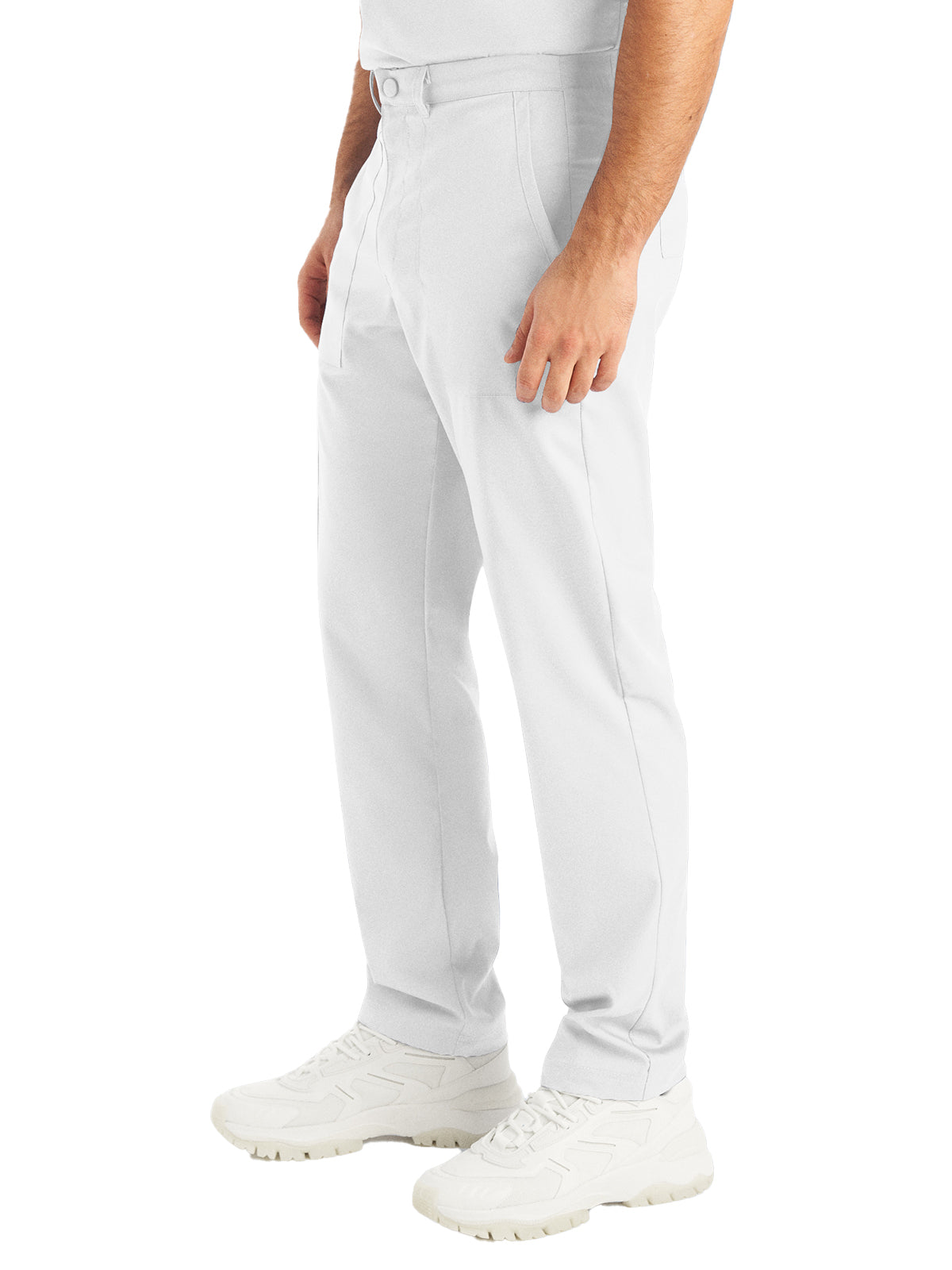 Men's 6-Pocket Zipper Fly Straight Leg Scrub Pant