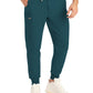 Men's 7-Pocket Mid-Rise Triple-Elastic Waist Jogger Scrub Pant